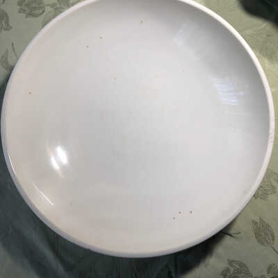 Large white ceramic bowl