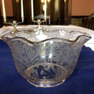 Glass lampshade 
