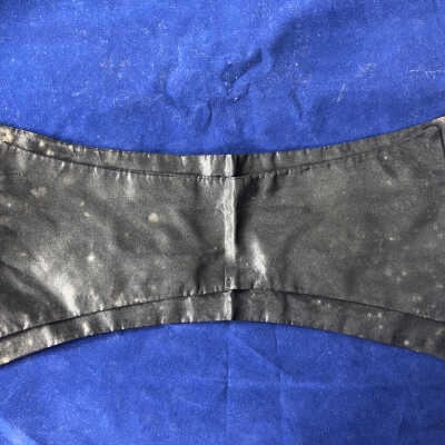 Black silk double bow (missing bow knot piece)