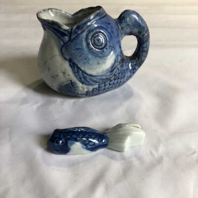 Creamer- Light Blue Fish