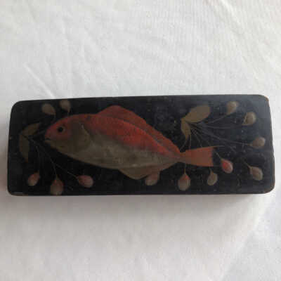 Wooden Box - Red Fish