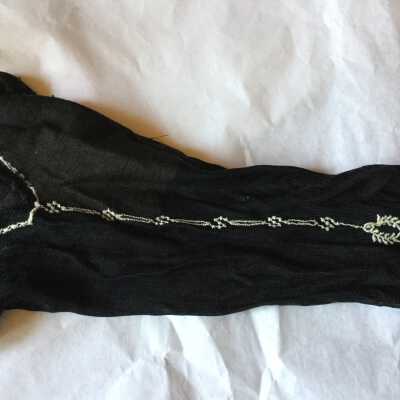 Stocking. Embroidered. Emma label