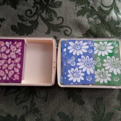 3 Decks in 2 Plastic Boxes