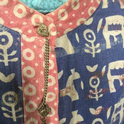 121  Shirt Cotton Print India Detail