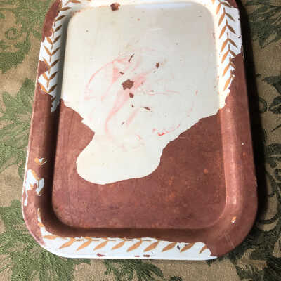 Painted aluminum Tray
