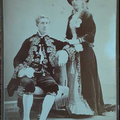 Alfred H Cohen - at Exeter Academy N.H., - in a play -