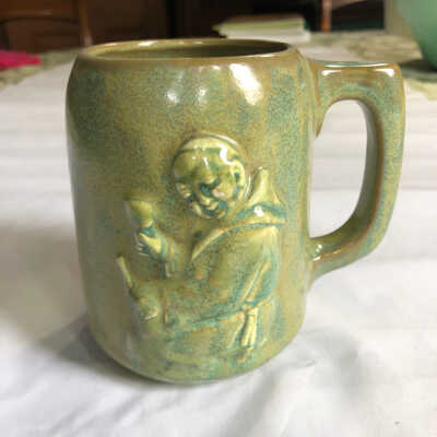 Priest on Light Green Mug