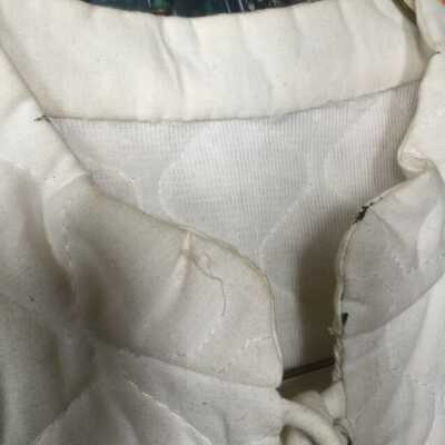 124 Quilted Jacket   Neckline Detail