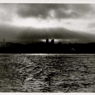 View of San Francisco from Alameda from boat