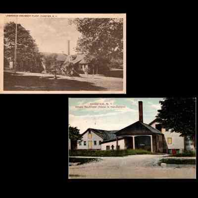 Ann and Gene White Postcard Collection - Lawrence Creamery Plant