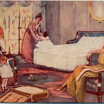 Pullmanette post card advertisement