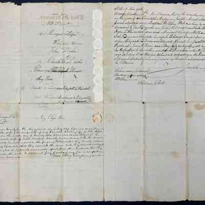 Howe family to Abraham Schultz 1826 - Back