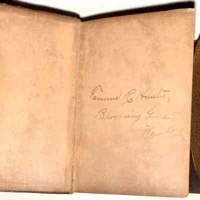 Fannie R. Hunter's Holy Bible