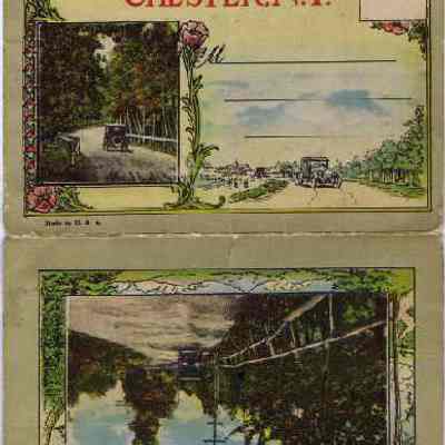 Souvenir Post Card Folder of Chester, N.Y.