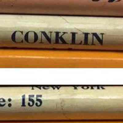 Walter J. Conklin builder, Chester, New York pencil.