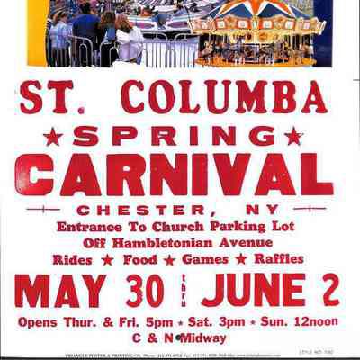 St. Columba Spring Carnival poster