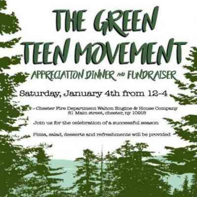 GreenTeenMovement Appreciation Dinner/Fundraiser Flyer