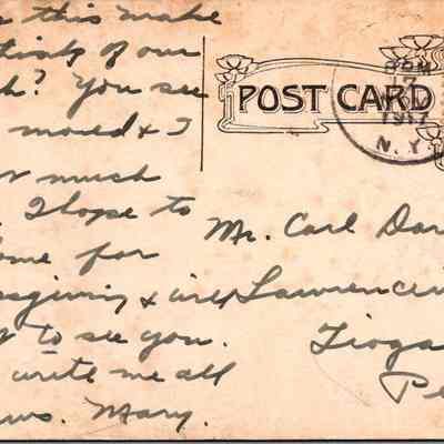 “St. Paul's Episcopal Church, Chester, N. Y.“ Back
