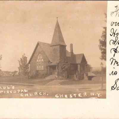 “St. Paul's Episcopal Church, Chester, N. Y.“ Front. CHS-01995—5