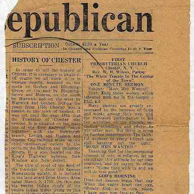 History of Chester