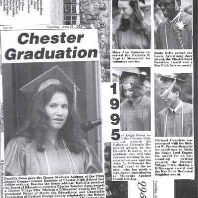 1995-1997 Chester School Album Page 6 Chester graduation 1995: 1995-1997 Chester School Album Page  6 Chester graduation 1995