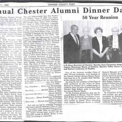 1995-1997 Chester School Album Page 9 Annual Chester alumni dance - July 11, 1995: 1995-1997 Chester School Album Page  9 Annual Chester alumni dance - July 11, 1995