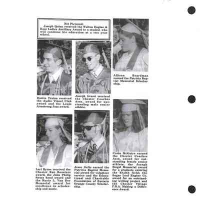 1995-1997 Chester School Album Page 22 1996 Chester Graduations, cont’d: 1995-1997 Chester School Album Page 22 1996 Chester Graduations, cont’d