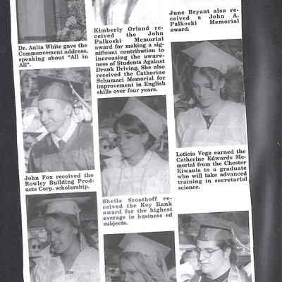 1995-1997 Chester School Album Page 32 1996 Chester Graduations, cont’d: 1995-1997 Chester School Album Page 32 1996 Chester Graduations, cont’d