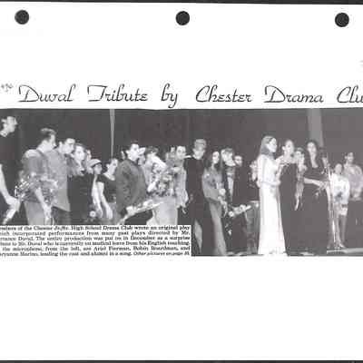 1995-1997 Chester School Album Page 43 Duval Tribute By Chester Drama Club: 1995-1997 Chester School Album Page 43 Duval Tribute By Chester Drama Club
