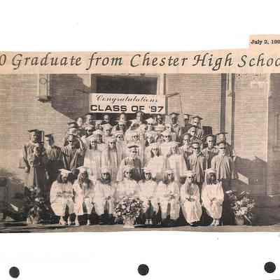 1995-1997 Chester School Album Page 67 50 graduate from Chester High School - July 2, 1997: 1995-1997 Chester School Album Page 67 50 graduate from Chester High School - July 2, 1997