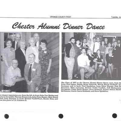 1995-1997 Chester School Album Page 69 Chester Alumni Association Dinner Dance - July 1, 1997: 1995-1997 Chester School Album Page 69 Chester Alumni Association Dinner Dance - July 1, 1997