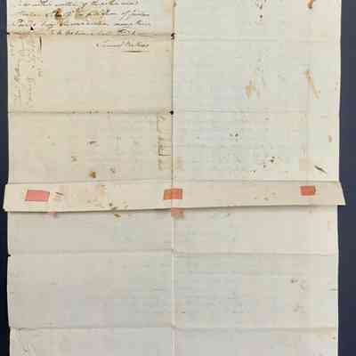 Samuel Watkins to Abraham Schultz 1799 - Back