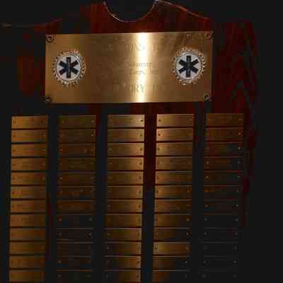 Chester Volunteer Ambulance Memorial Donations Plaque