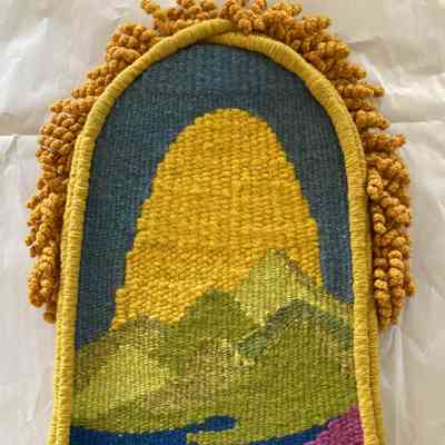 Weaving created by John E. Davis, of Sugar Loaf Mountain