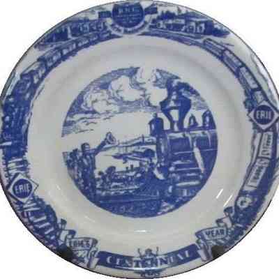 Erie RR-Centennial Plate