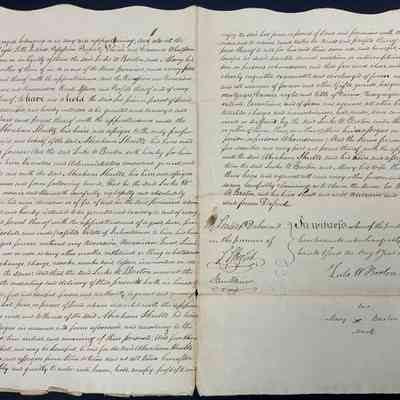 Luke W. Barton to Abraham Schultz 1806 – Back