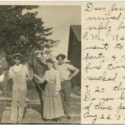 Two Young Couples with Horses, Chester, N.Y.