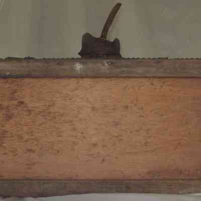Thaddeus Seely Leather Covered Travel Trunk - Bottom