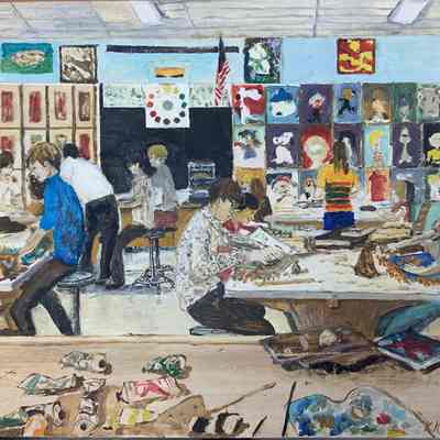 Painting Art Class by K. Kienzle