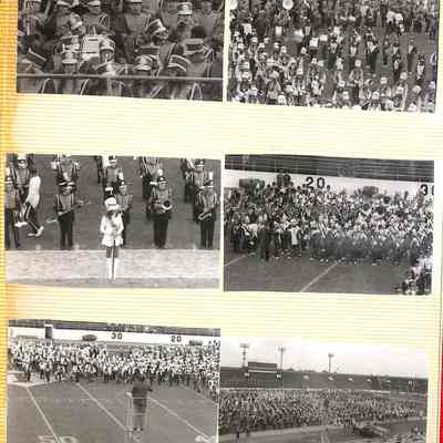 09	Band on field with spectators in background