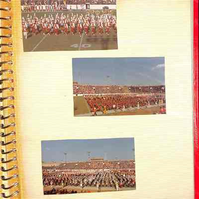 13	Band on 40 yard line & in Stadium