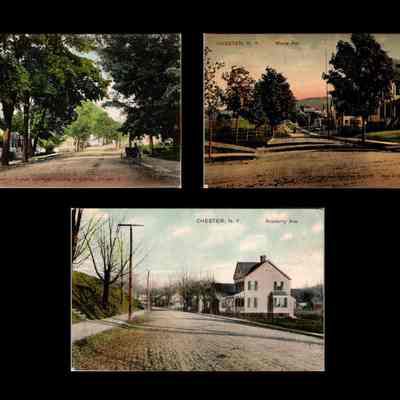Ann and Gene White Postcard Collection - Downtown Chester