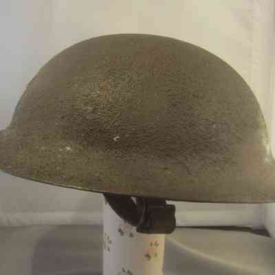 Nick Uyhelyi's WWI Helmet - left view