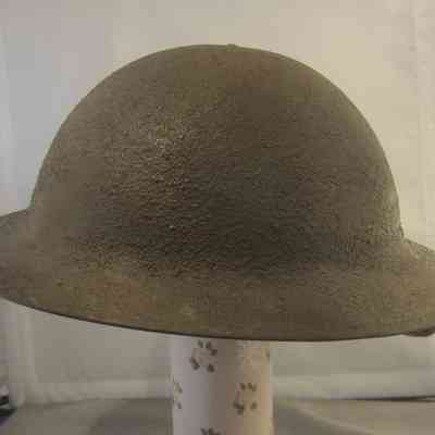 Nick Uyhelyi's WWI Helmet - back view