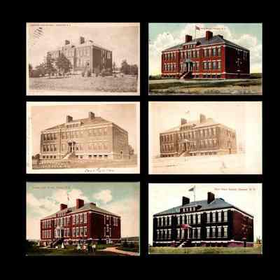 Ann & Gene White Postcard Collection - Chester High School