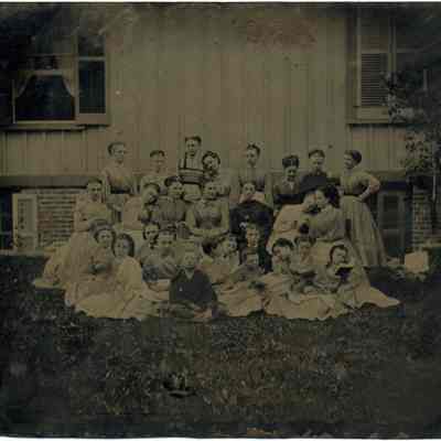 Group photo found in Smith Farmhouse on Black Meadow Road