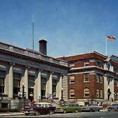 US Post Office & City Halll, and Mitchell Inn, Middletown, N.Y.