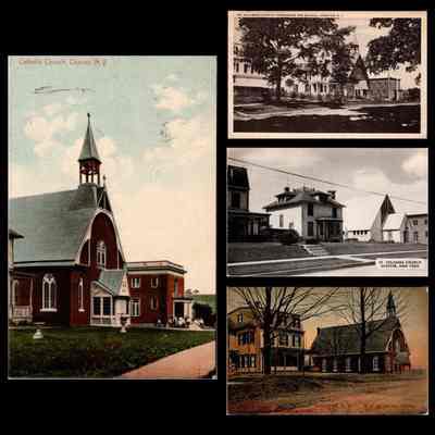 Ann and Gene White Postcard Collection - St. Columba Roman Catholic Church Chester NY