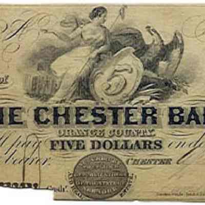 The Chester Bank $5 note