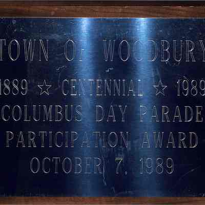 Town of Woobury 1889 - Centennial - 1989 Parade Participation Award